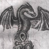 Náhled obrázku Drak a ankh - erbovní zvíře