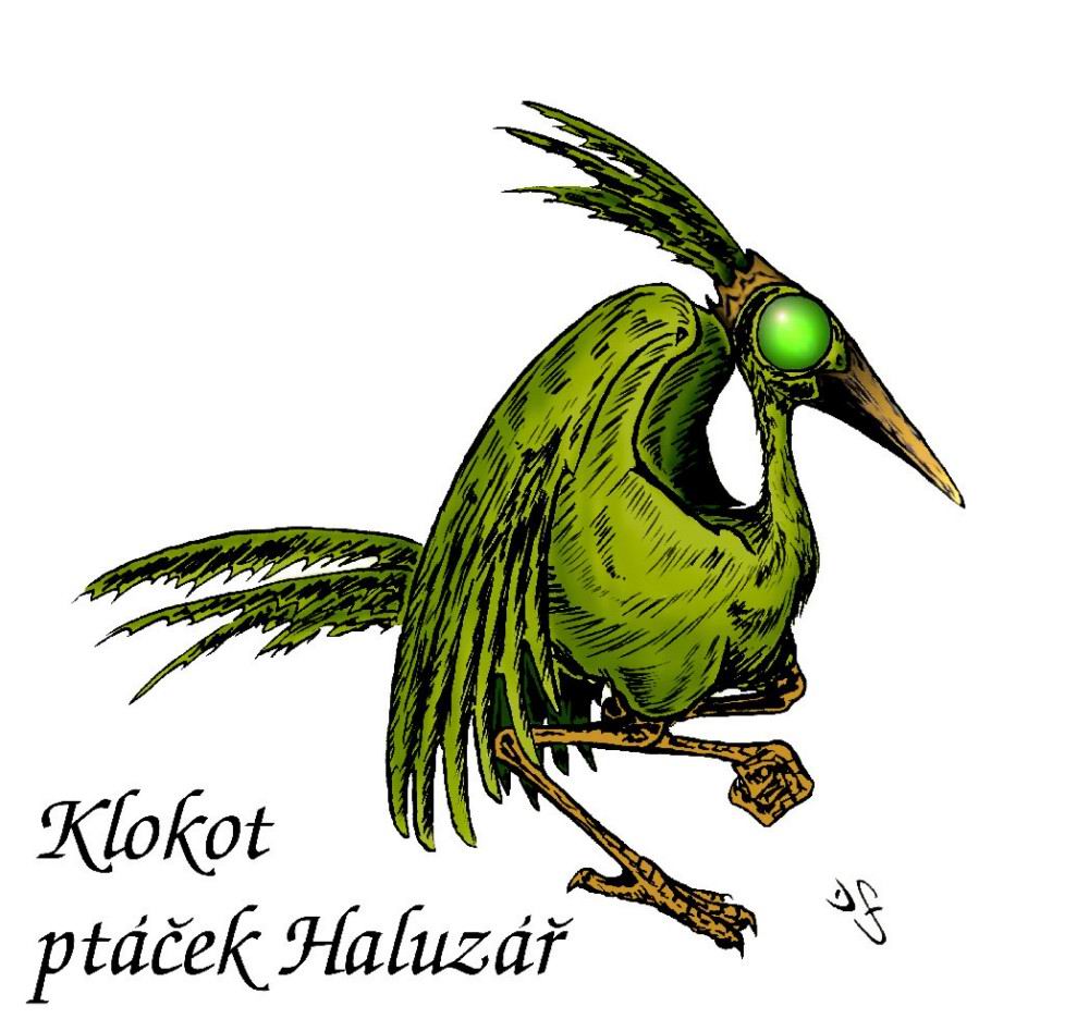 Obrázek Klokot - ptáček haluzář