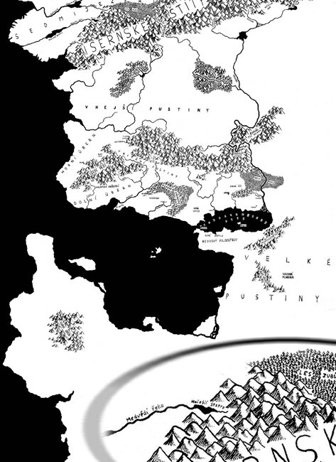 Obrázek Rozpracovaná mapa Gwynu