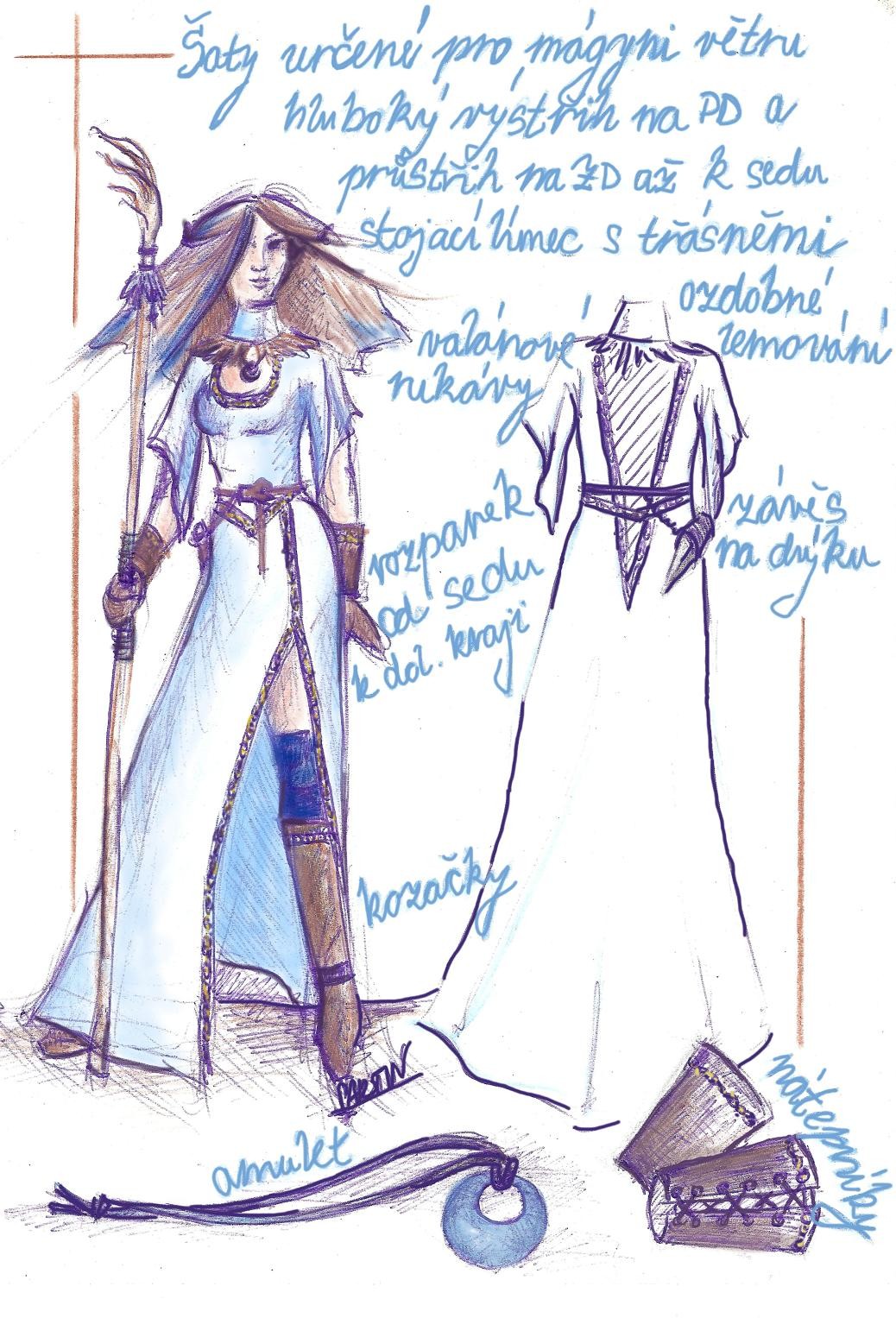 Obrázek Návrh na oděv pro mágyni